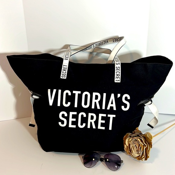 Victoria’s Secret | Black & White Tote. - Picture 3 of 9